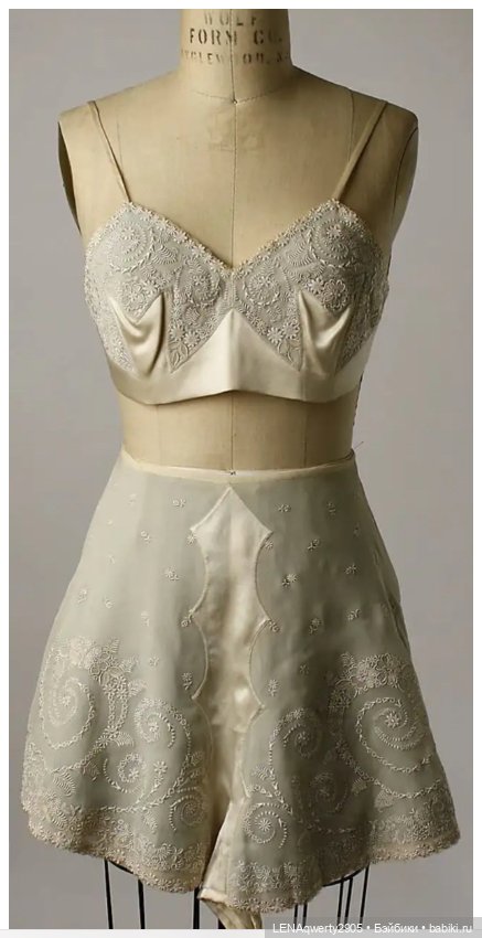 Про белье. Копилка старинных выкроек нижнего белья