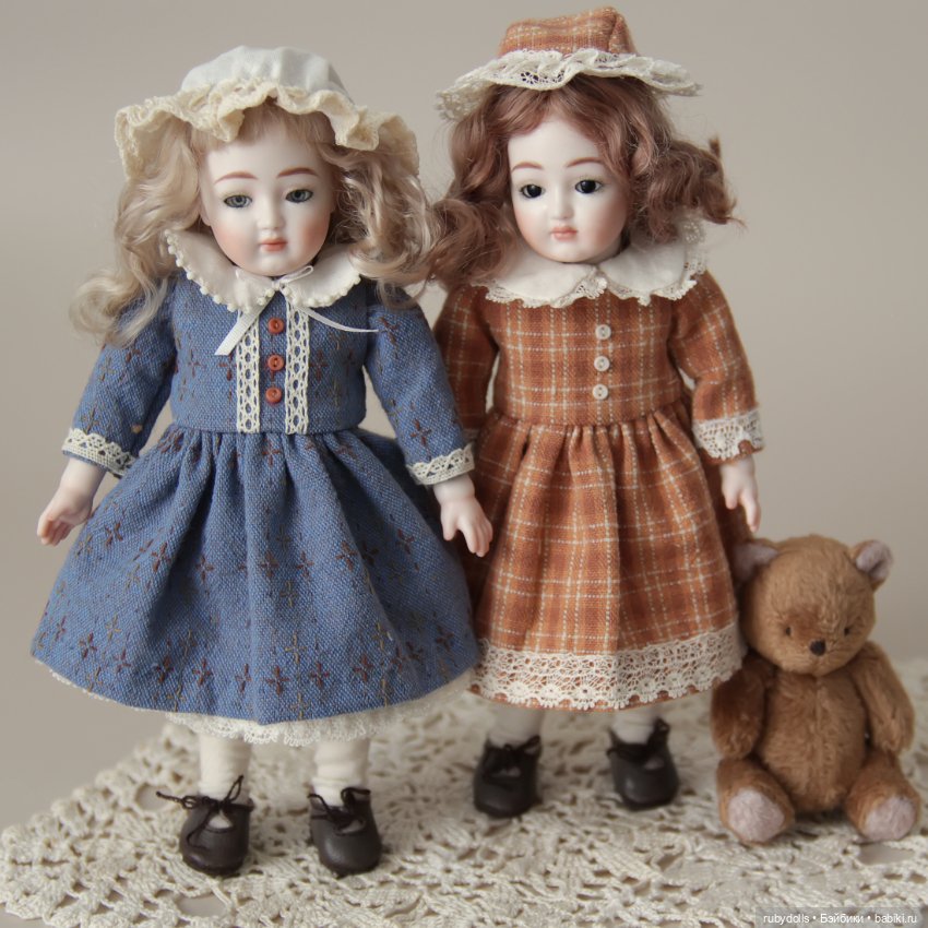 Фарфоровые куколки — Авторские куклы в антикварном стиле: будуарные (фото 4)