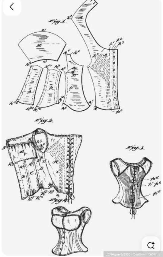 Про белье. Копилка старинных выкроек нижнего белья