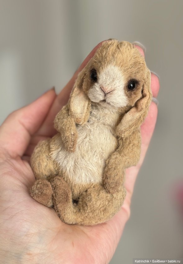 Кролик на ладошке — Авторские мишки Тедди и друзья: фото