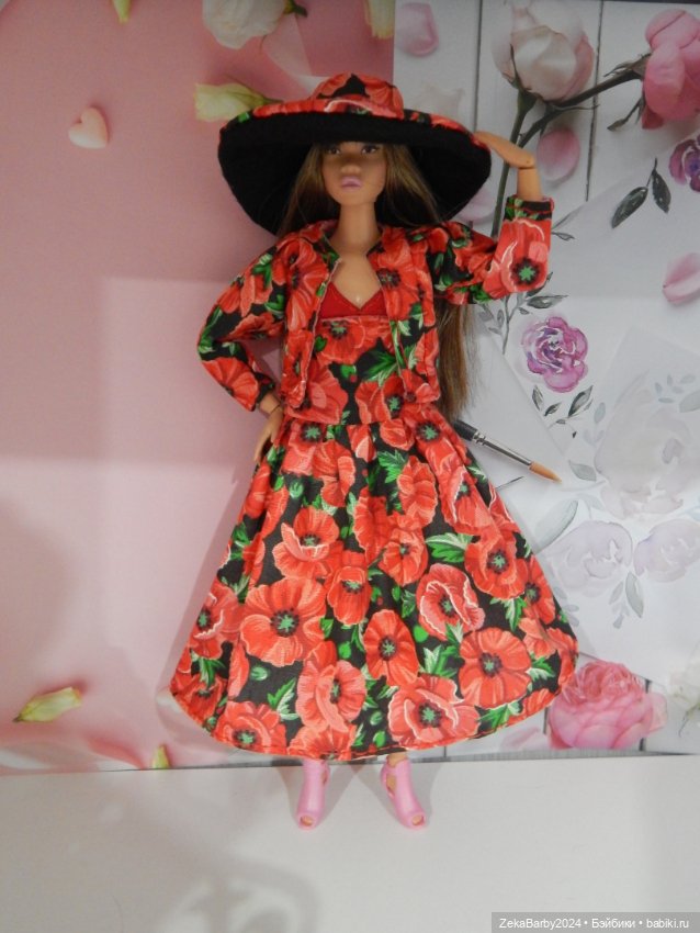 Одежда для Барби пышки — Одежда и обувь для кукол своими руками: фото (фото 10)