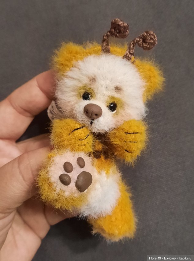 Панда-Пчел — Вязаные игрушки и амигуруми: крючком (фото 4)