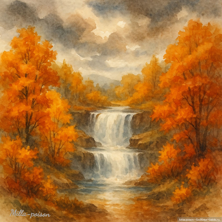 Осень — Рисование и арт: скетчи (фото 6)