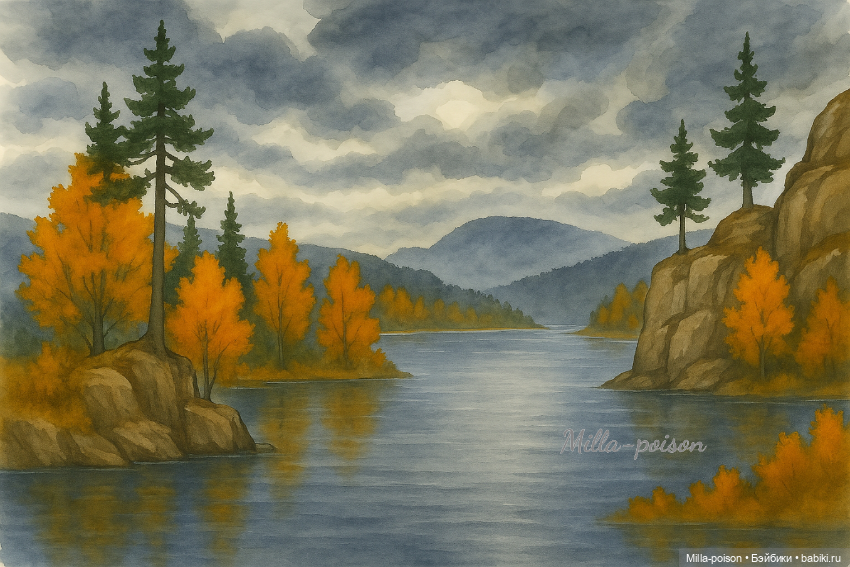 Осень — Рисование и арт: скетчи (фото 8)