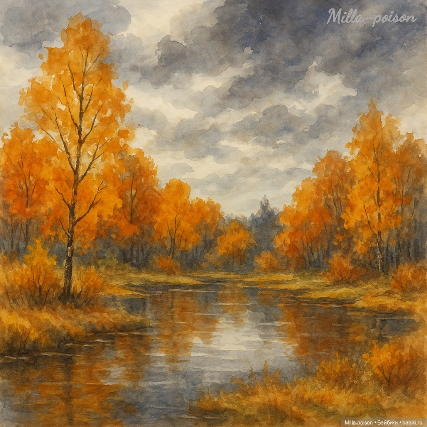 Осень — Рисование и арт: скетчи (фото 3)