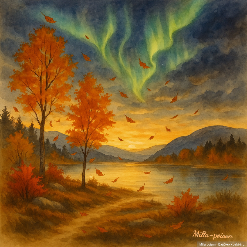 Осень — Рисование и арт: скетчи