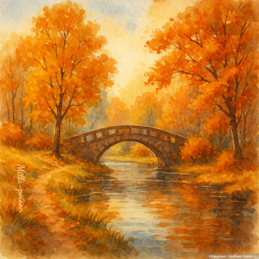 Осень — Рисование и арт: скетчи (фото 5)