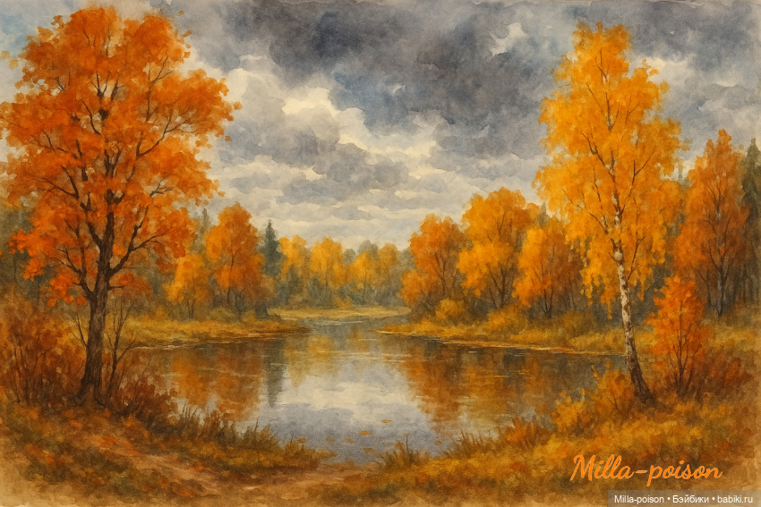 Осень — Рисование и арт: скетчи (фото 2)