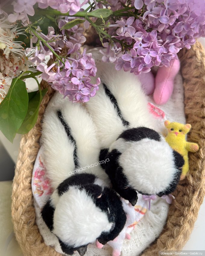 Общие фотографии скунсов — Игрушки в смешанной технике (мех и глина): Арт (фото 5)