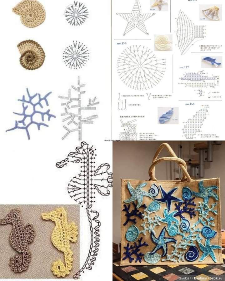 Летнее вязание крючком - вдохновение и схемы