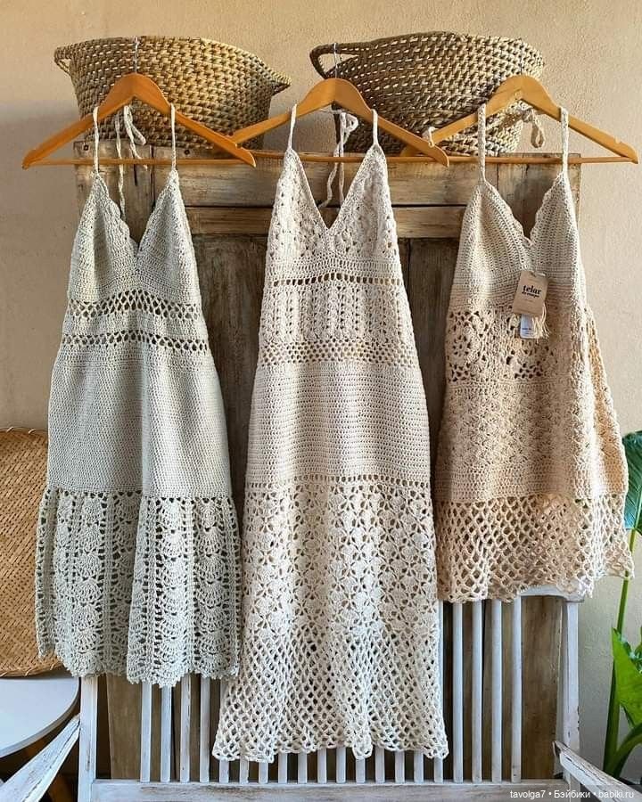 Летнее вязание крючком - вдохновение и схемы