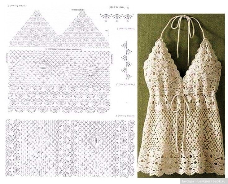 Летнее вязание крючком - вдохновение и схемы