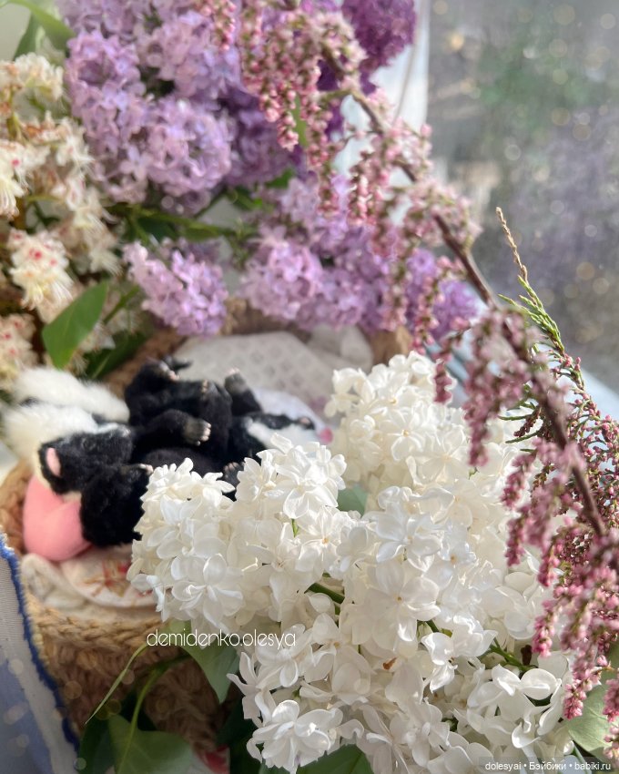 Общие фотографии скунсов — Игрушки в смешанной технике (мех и глина): Арт (фото 6)