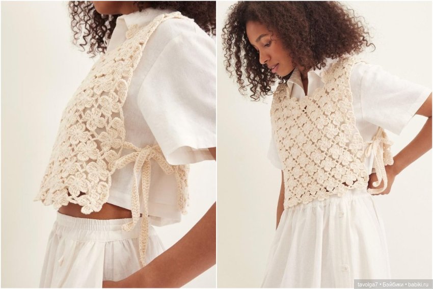 Летнее вязание крючком - вдохновение и схемы (фото 8)
