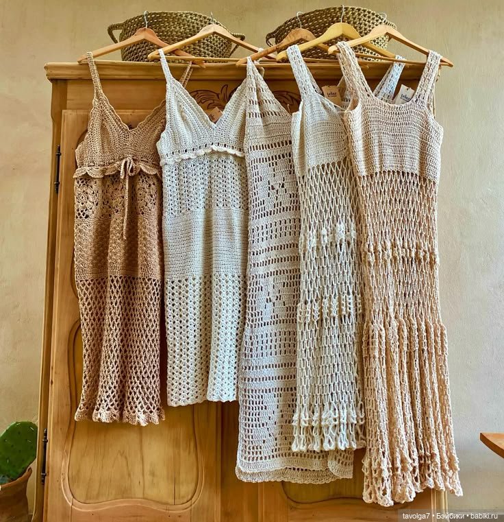 Летнее вязание крючком - вдохновение и схемы
