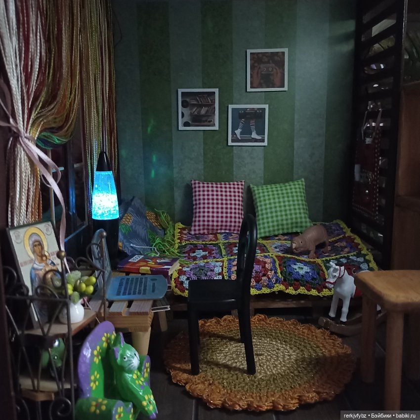 Дом для кукол формата 1/6