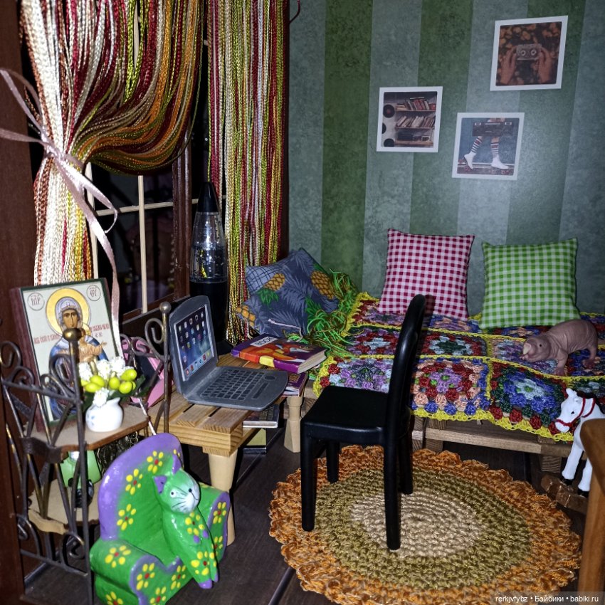 Дом для кукол формата 1/6