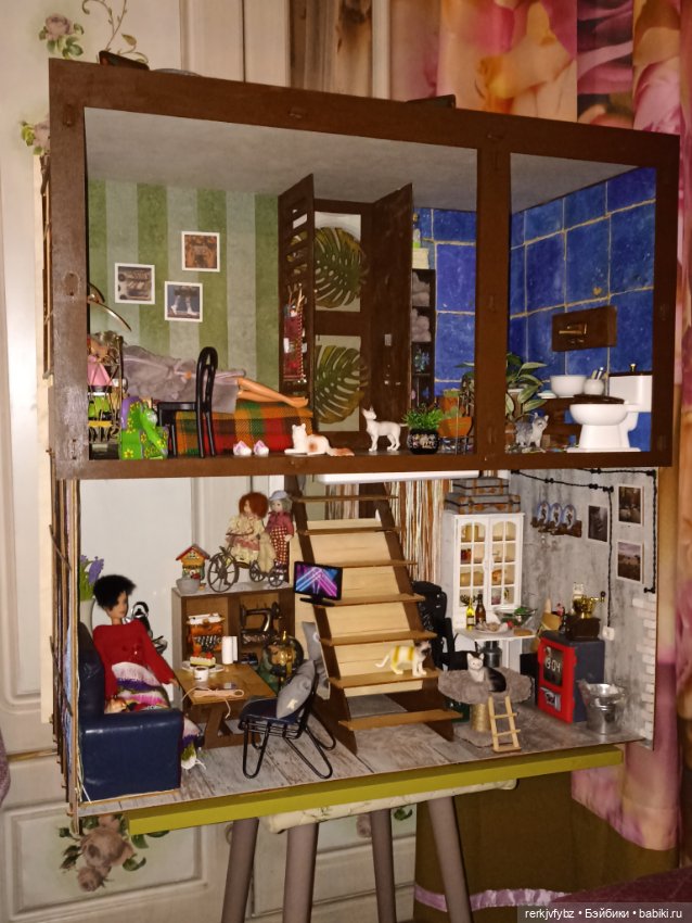 Дом для кукол формата 1/6