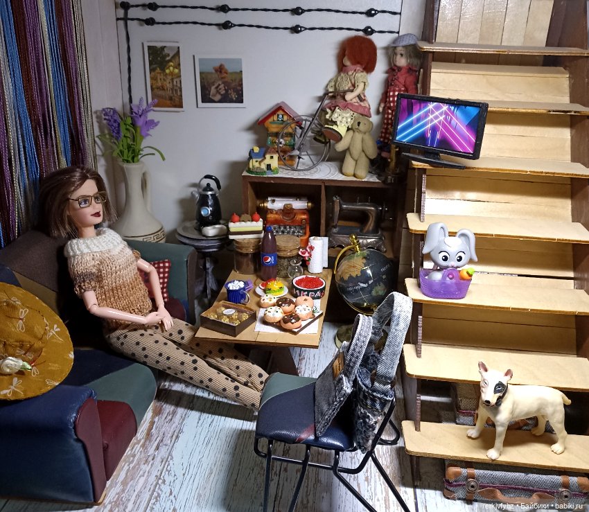 Дом для кукол формата 1/6