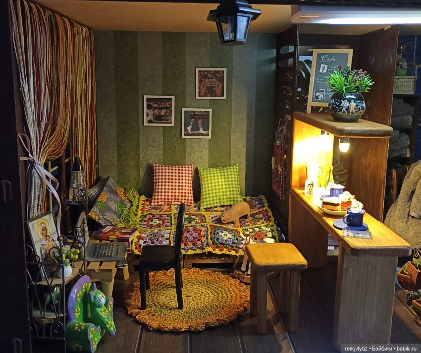 Дом для кукол формата 1/6