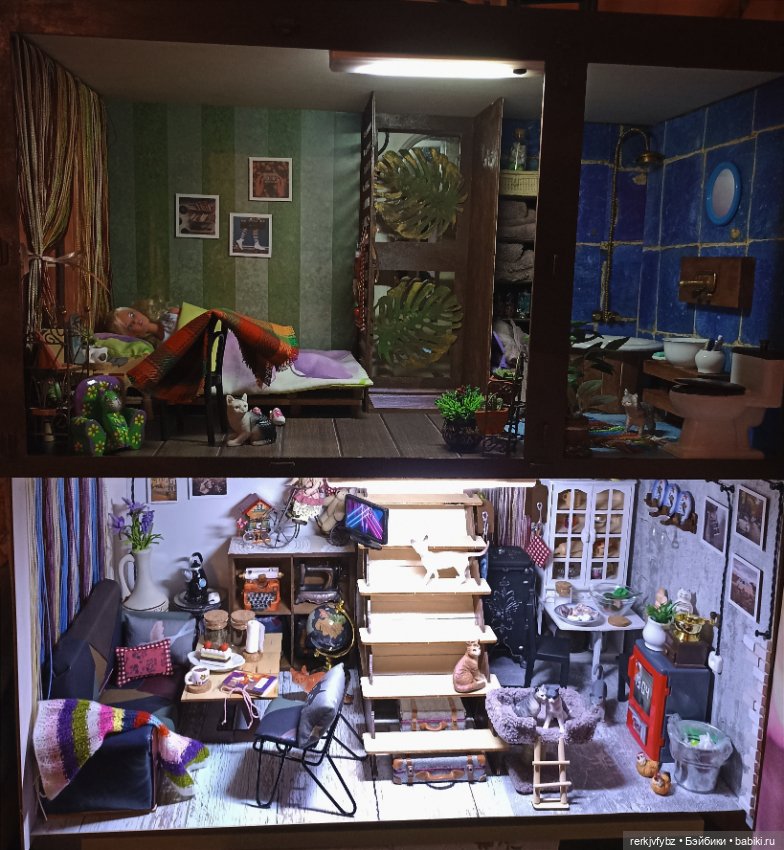 Дом для кукол формата 1/6