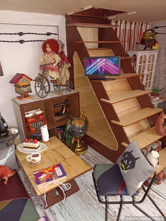 Дом для кукол формата 1/6