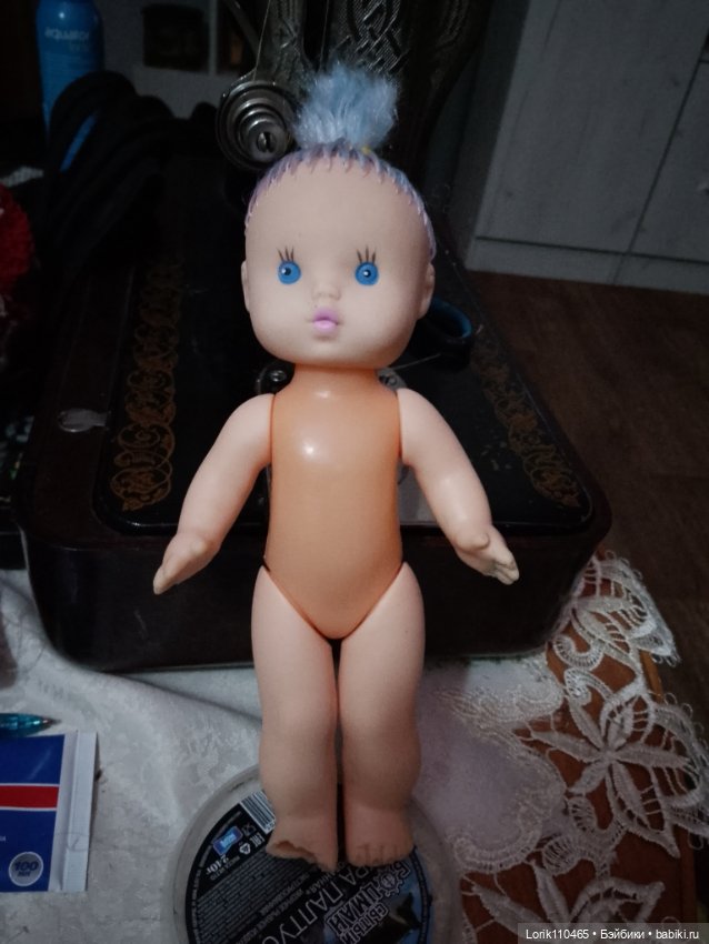 Ремонт куклы — Ремонт кукол СССР и ГДР (немок): чернота (фото 4)