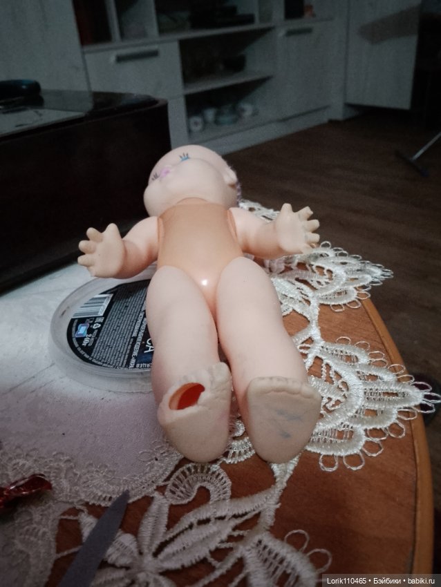 Ремонт куклы — Ремонт кукол СССР и ГДР (немок): чернота (фото 2)