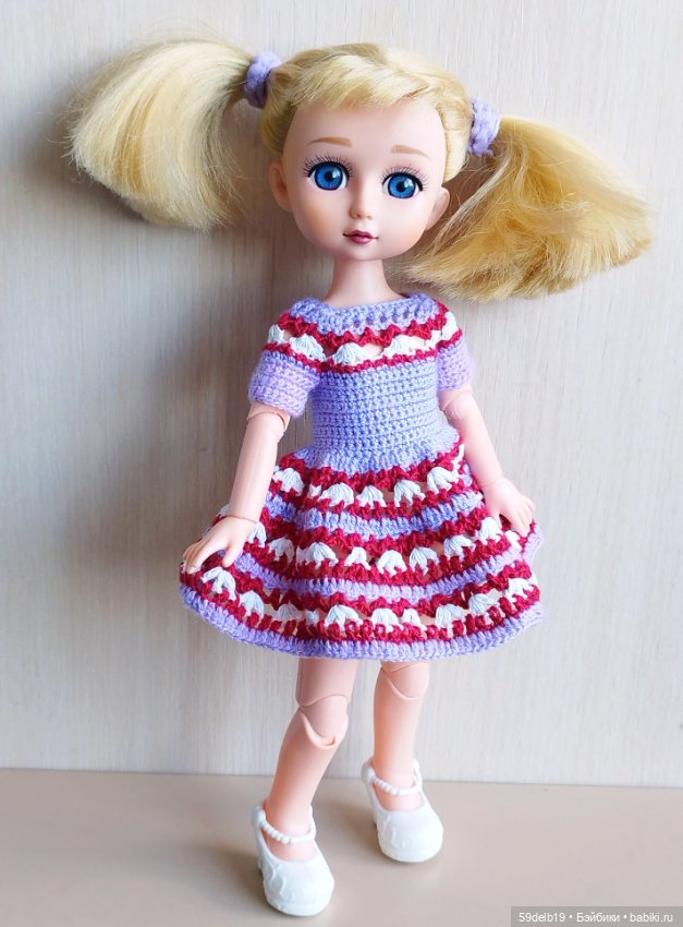 Платье для внучкиной куклы (фото 3)