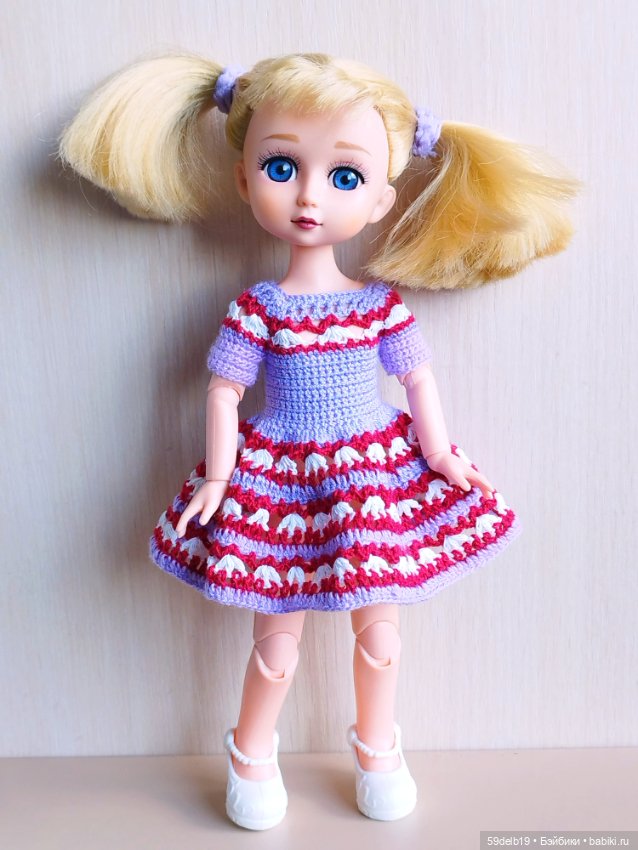 Платье для внучкиной куклы