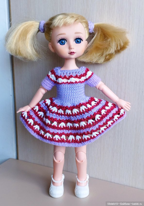 Платье для внучкиной куклы (фото 2)