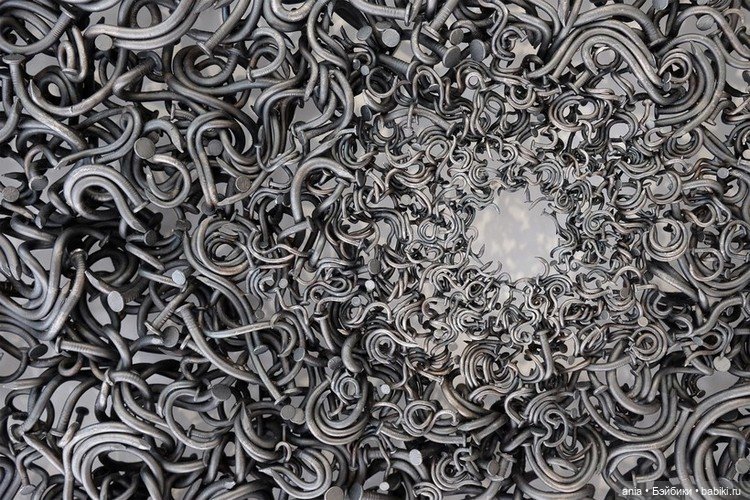 Из гвоздей - скульптуры Джона Бизби (фото 5)