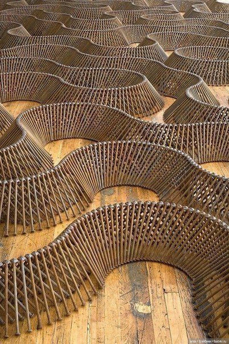 Из гвоздей - скульптуры Джона Бизби (фото 2)