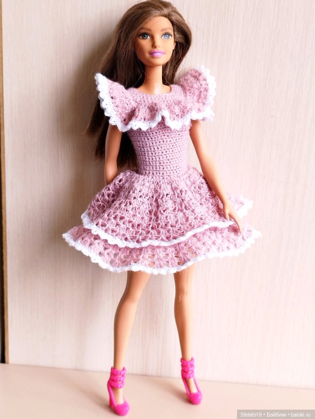 Платье для Барби с воланами (фото 5)