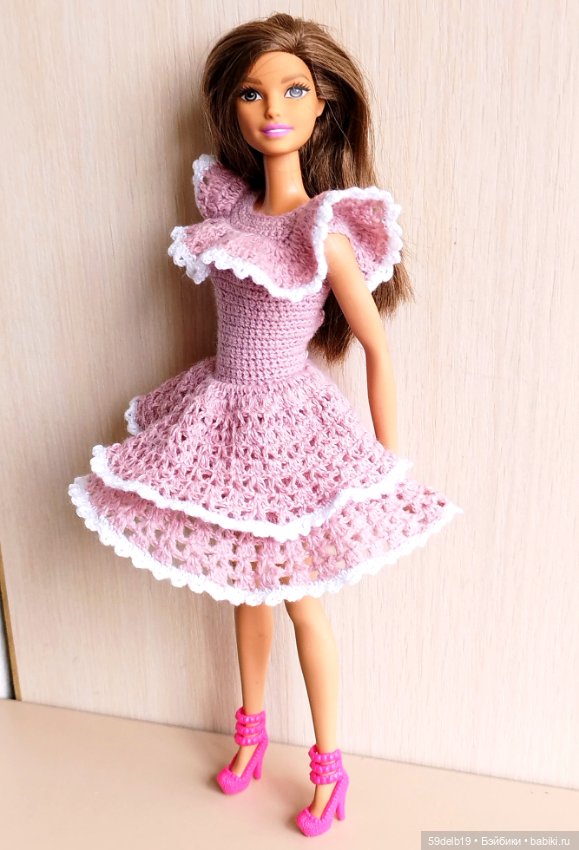 Платье для Барби с воланами (фото 4)