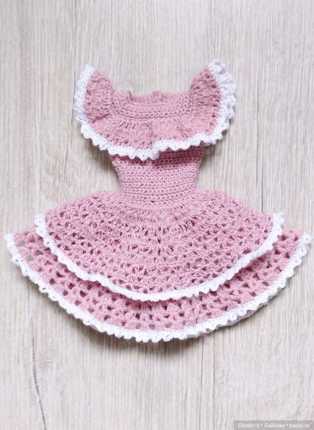 Платье для Барби с воланами (фото 10)