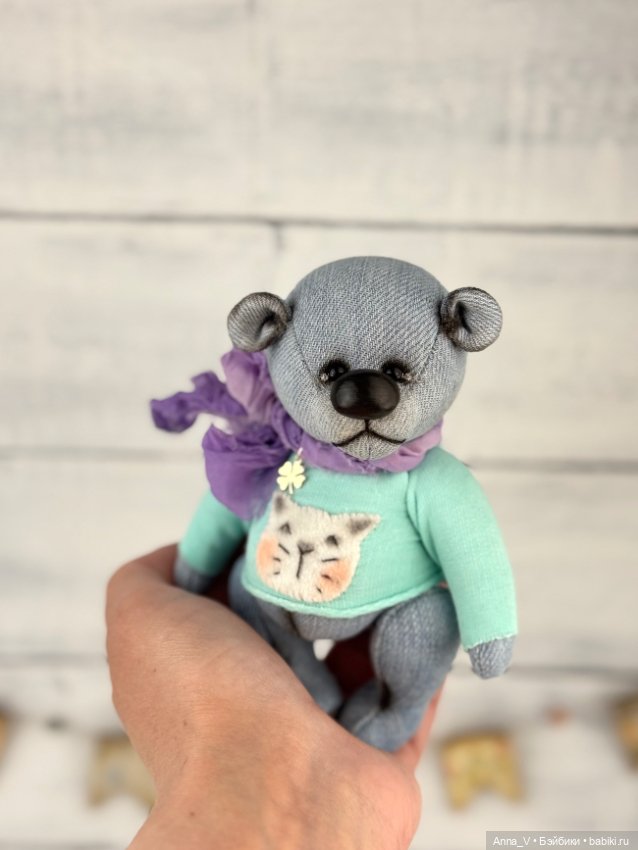 Тедди мишка Кирюша — Авторские мишки Тедди и друзья: фото (фото 4)