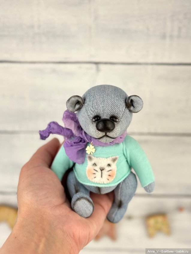 Тедди мишка Кирюша — Авторские мишки Тедди и друзья: фото (фото 3)