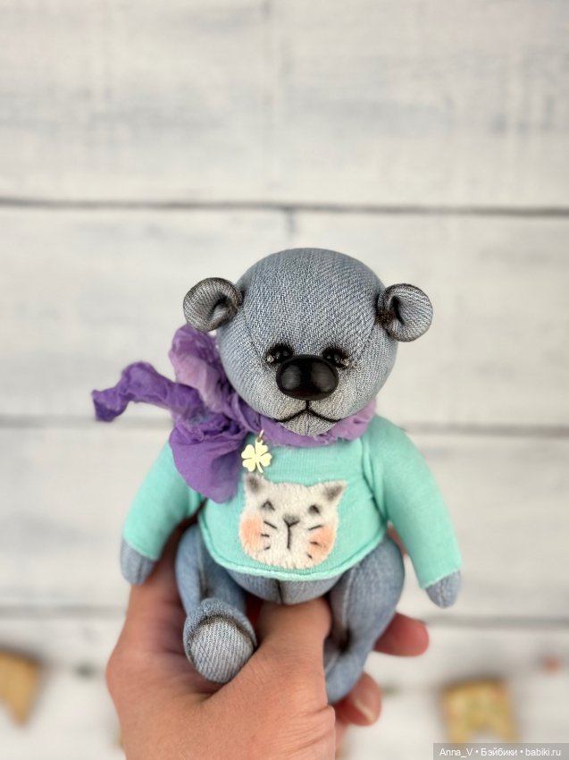 Тедди мишка Кирюша — Авторские мишки Тедди и друзья: фото (фото 2)