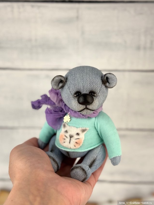 Тедди мишка Кирюша — Авторские мишки Тедди и друзья: фото (фото 5)
