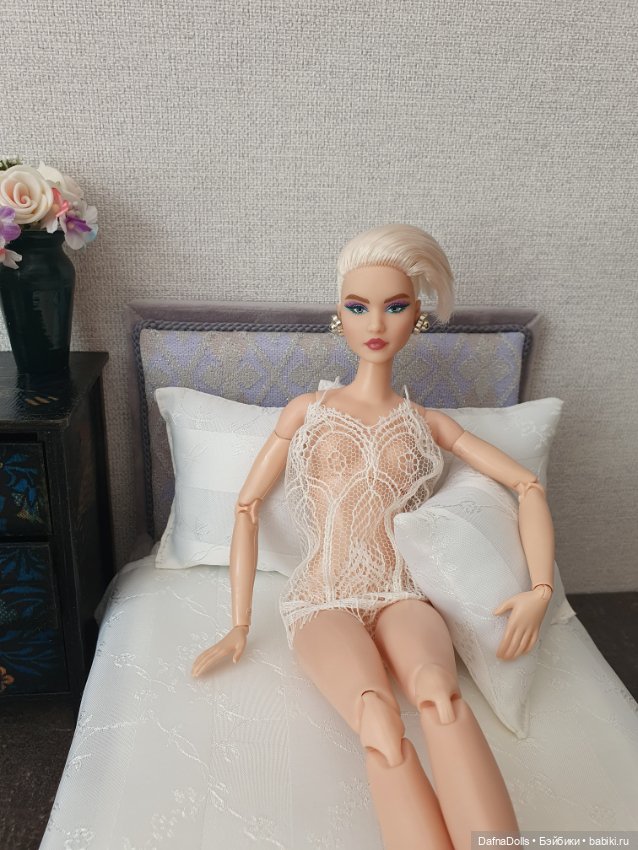 Кроватка для кукол 1:6😴 — Мебель для кукол и домиков: фото (фото 7)