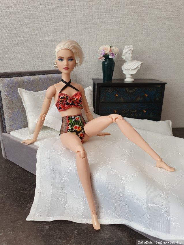 Кроватка для кукол 1:6😴 — Мебель для кукол и домиков: фото