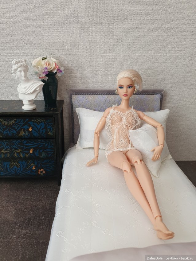 Кроватка для кукол 1:6😴 — Мебель для кукол и домиков: фото (фото 6)