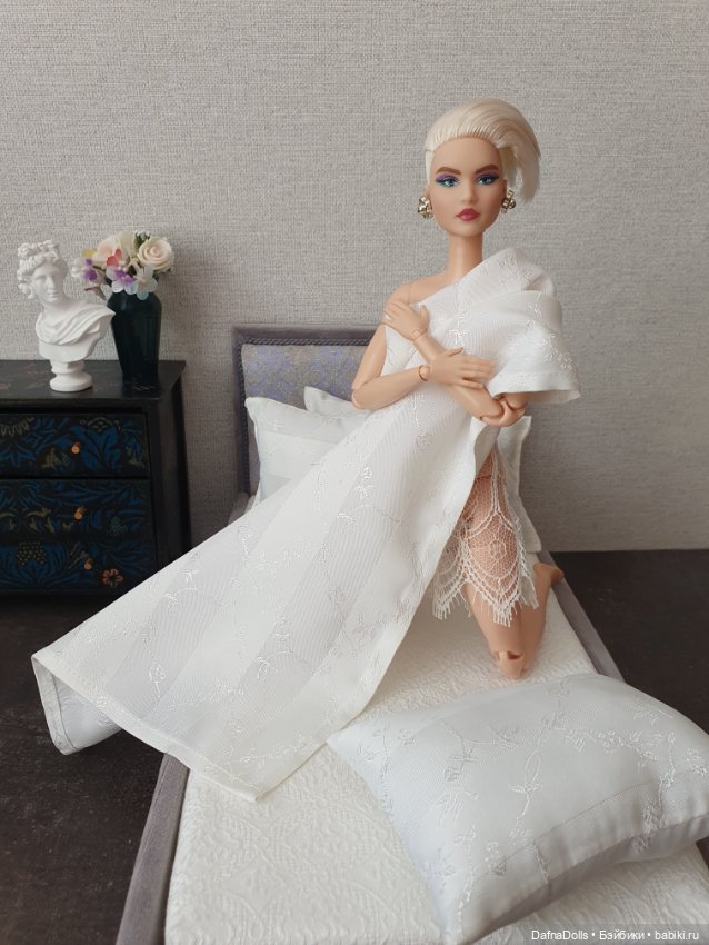 Кроватка для кукол 1:6😴 — Мебель для кукол и домиков: фото (фото 9)