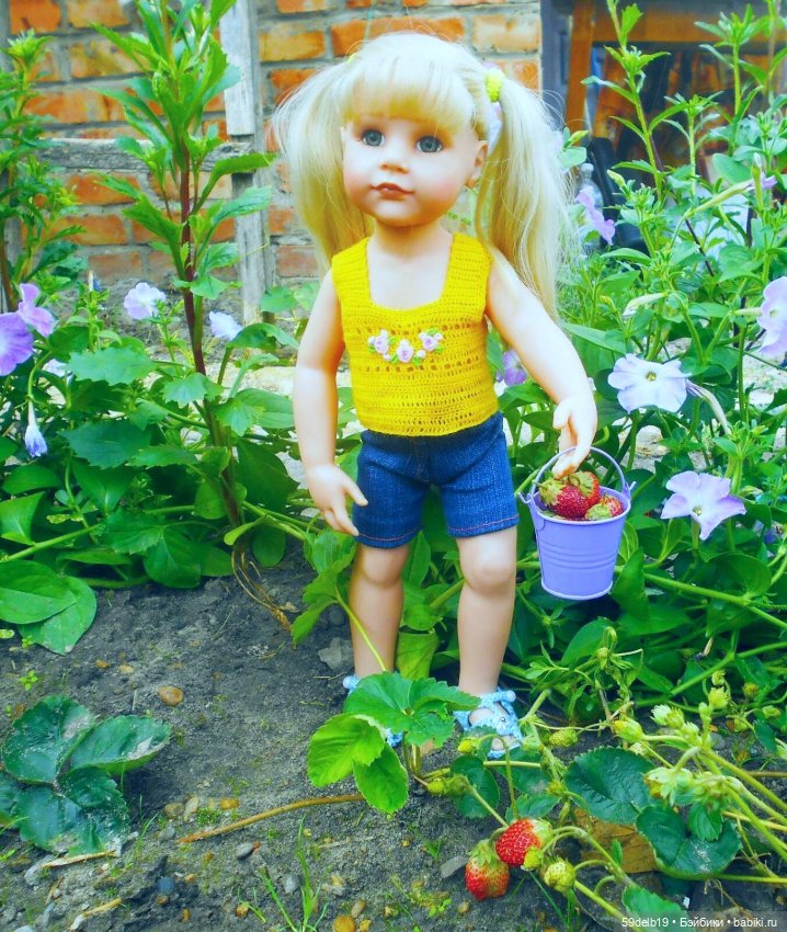 Зреет на даче клубника — Куклы Paola Reina (Паола Рейна): новинки (фото 2)