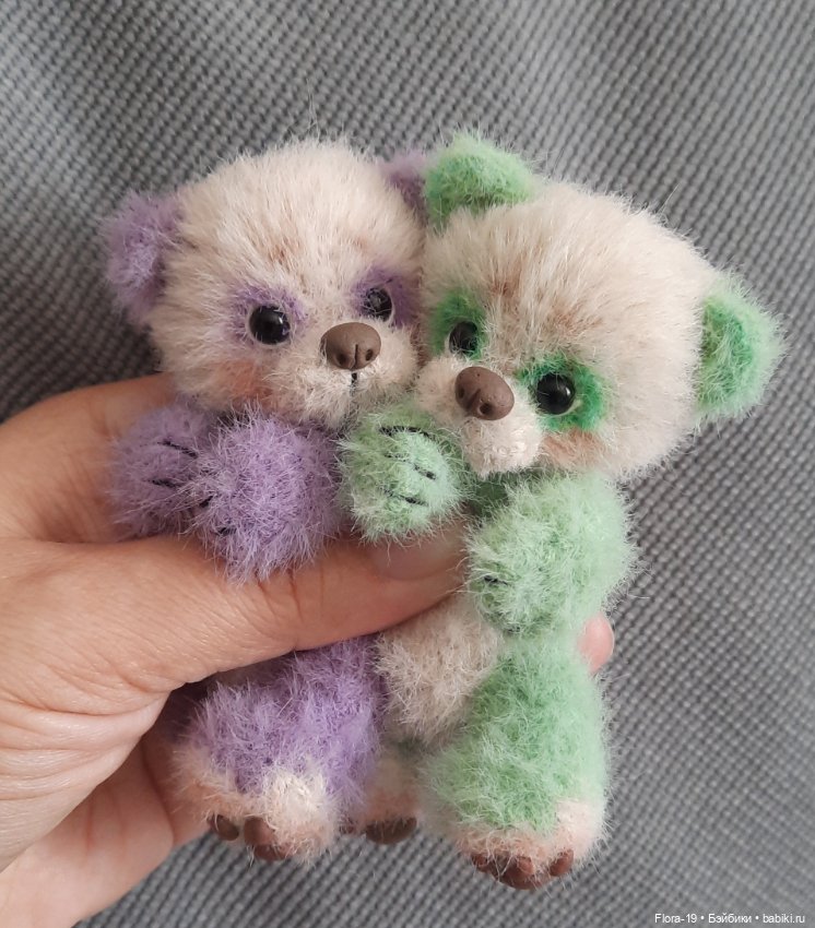 Пандики — Вязаные игрушки и амигуруми: крючком