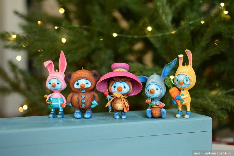 Елочные игрушки Марины Малько