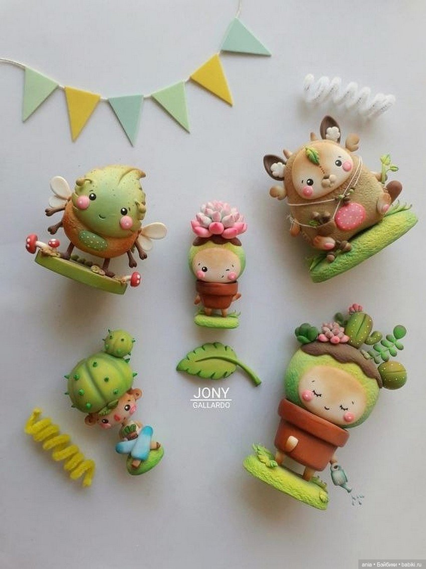 Милашки — Лепка авторских игрушек и папье (фото 2)