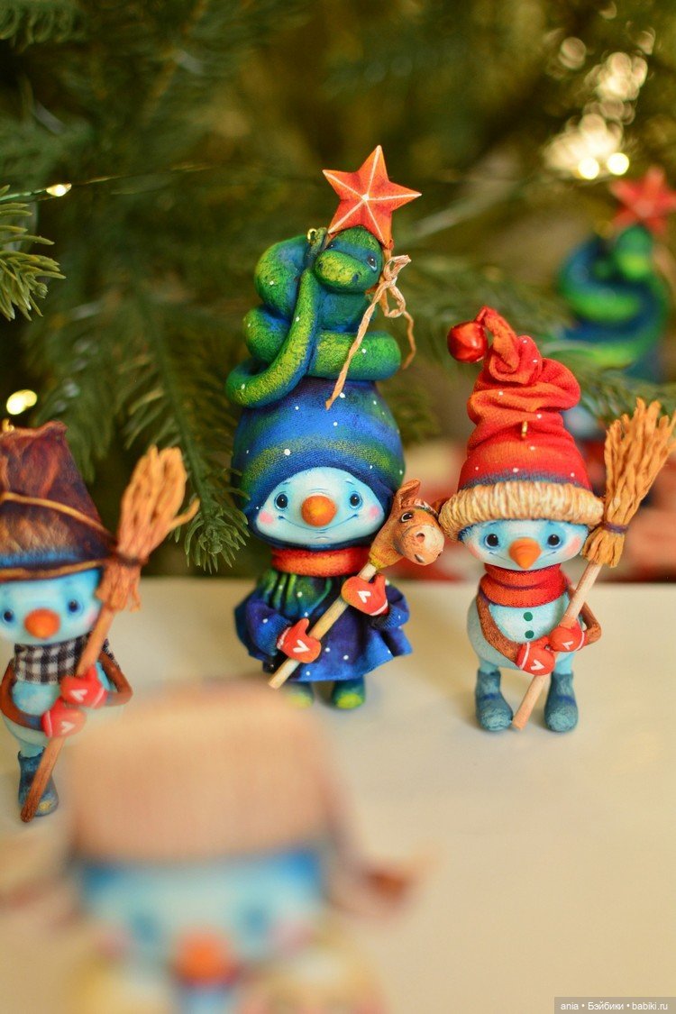 Елочные игрушки Марины Малько