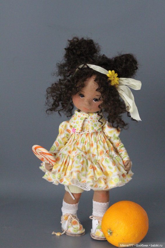 Амелия — Авторские текстильные куклы: Вальдорфские (фото 4)